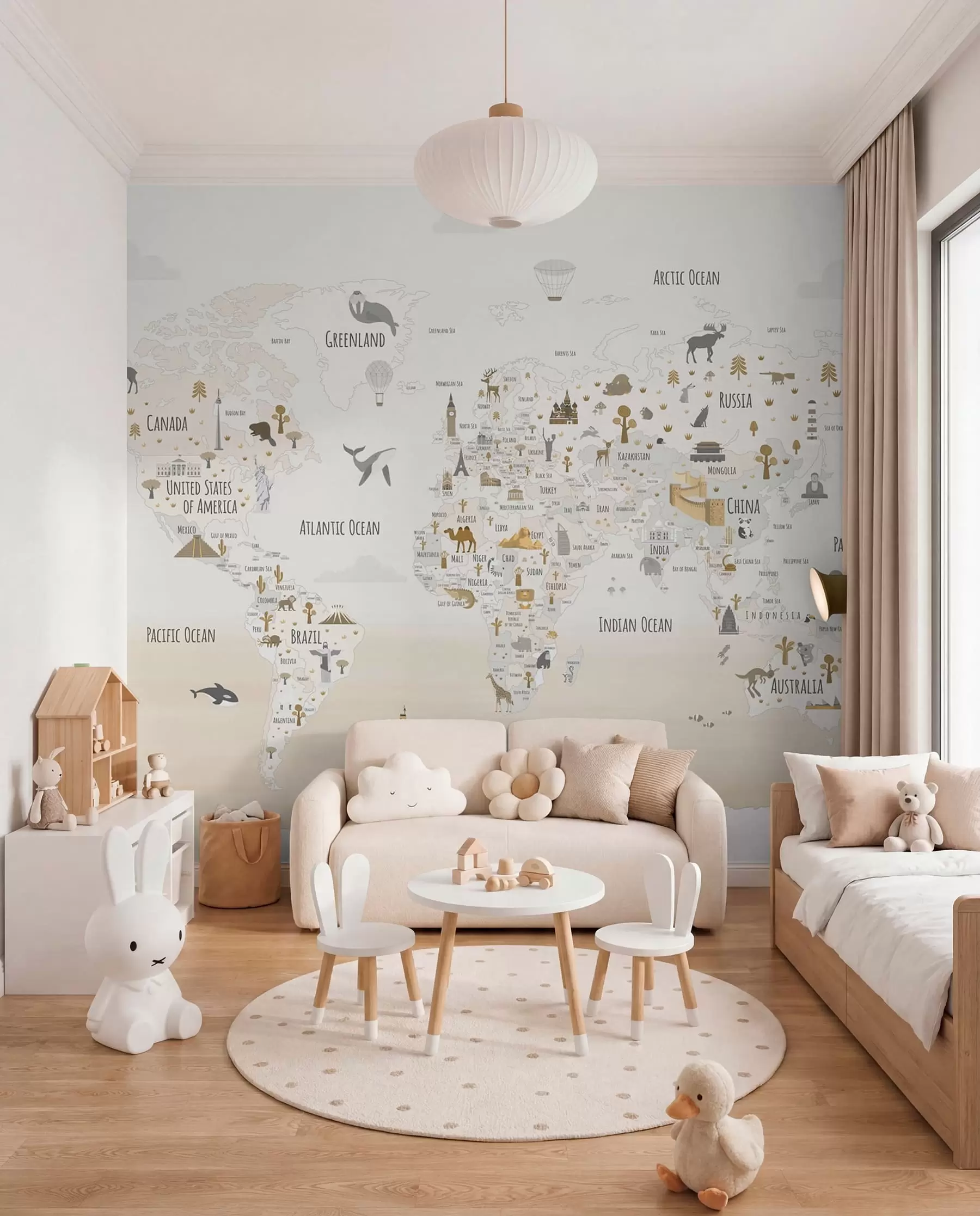 wall murals Atlas čuda w03410v1