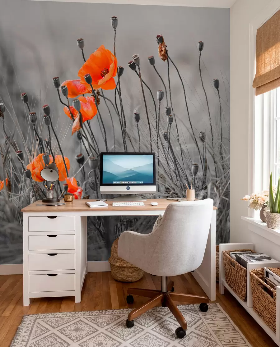wall murals Поље мак u53411