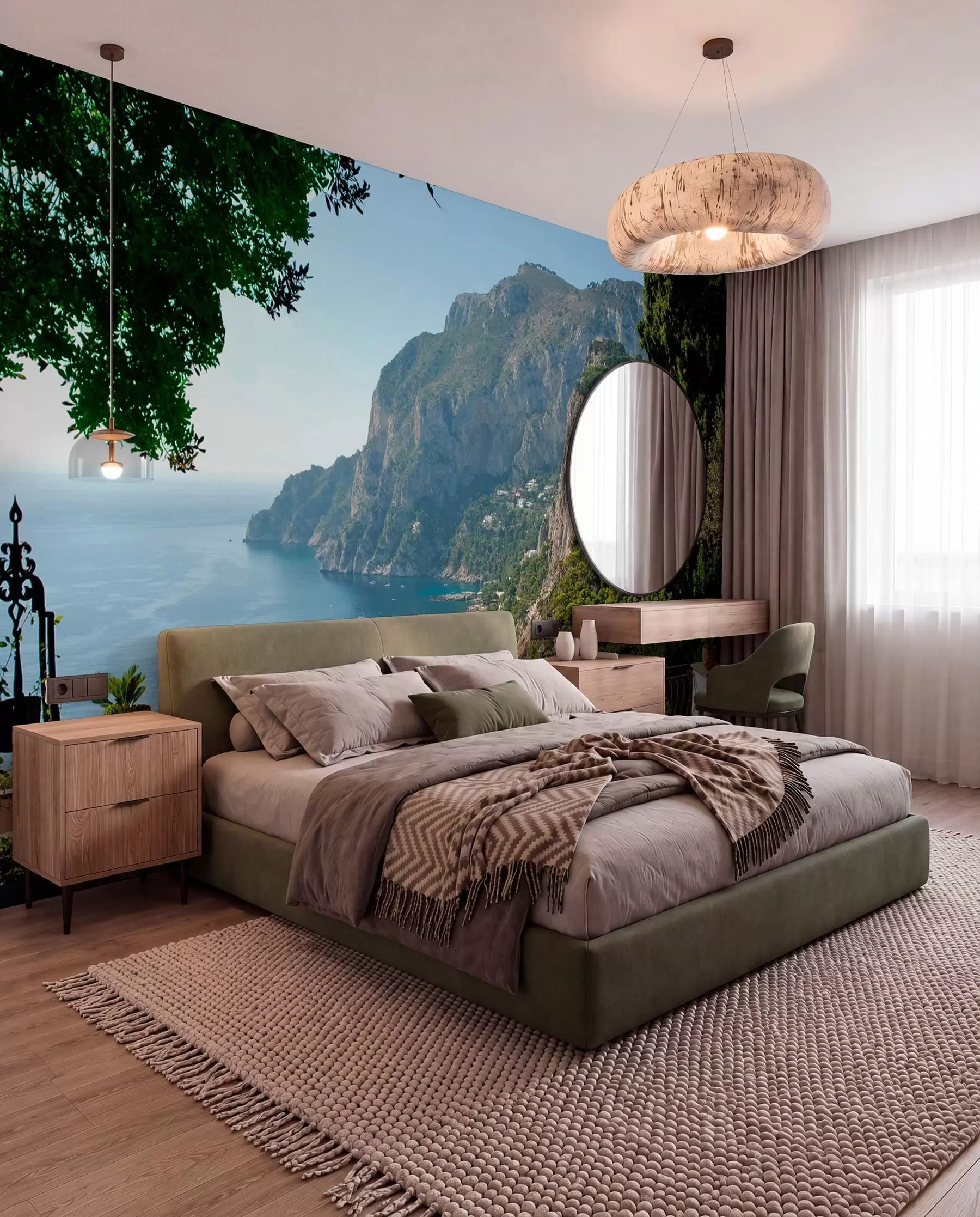 wall murals Terasa iznad plavog mora u53438