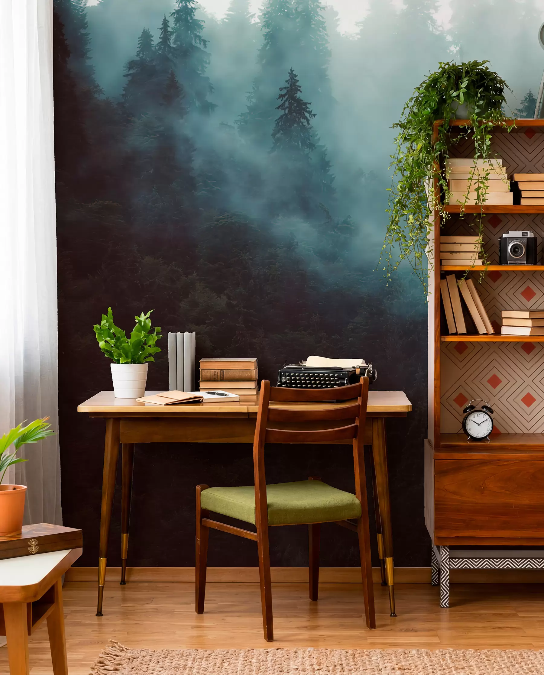 wall murals Прелепа шума у ​​магли u54118