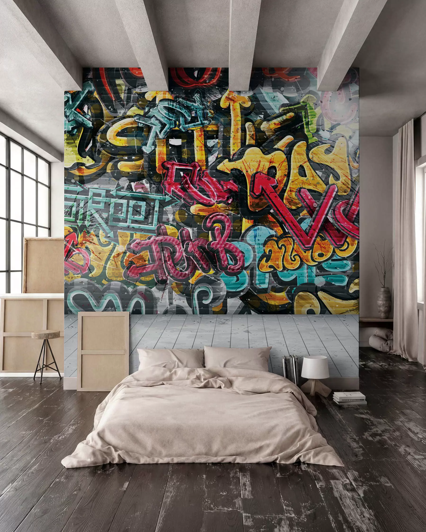 Fototapeta „Grafiti u punoj boji“, u56045