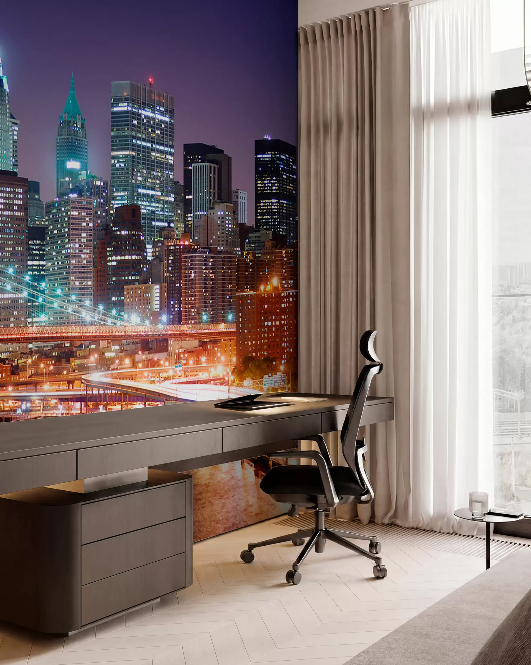 wall murals Svjetla Bruklinskog mosta u57210