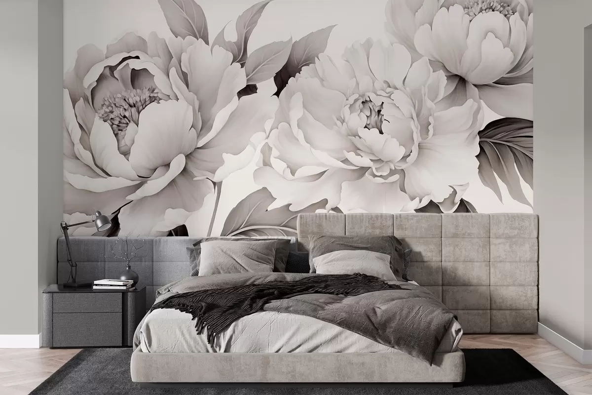 wall murals Пеониес w03502