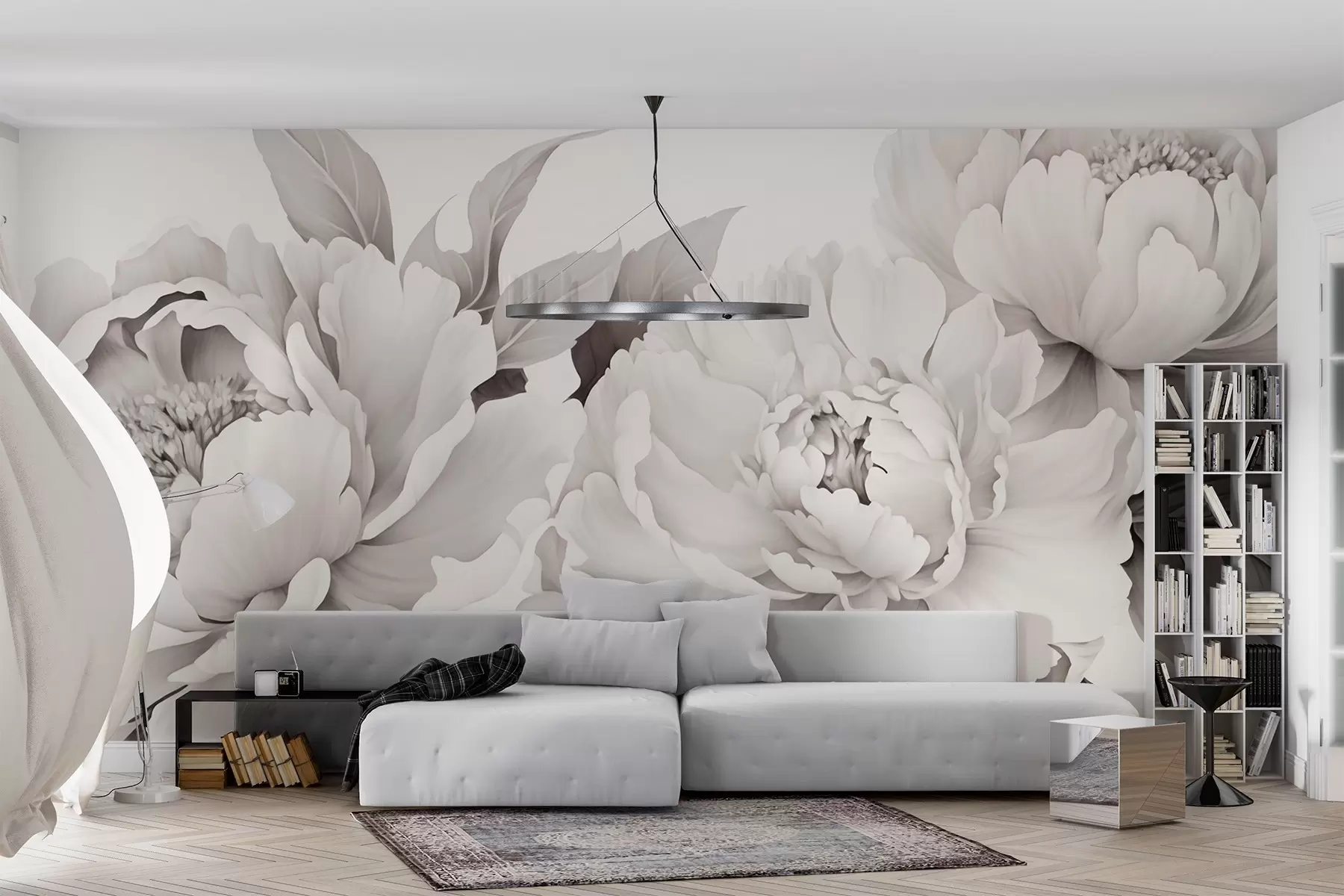 wall murals Пеониес w03502