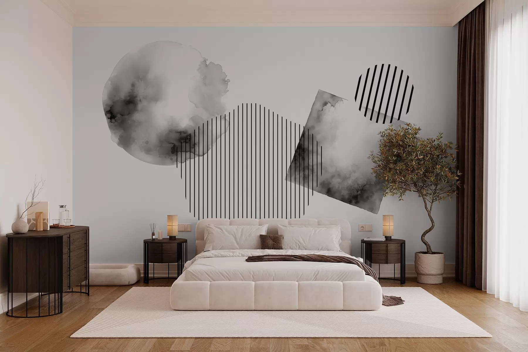 wall murals Спотови апстракција w03565