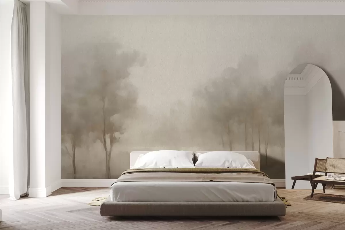 wall murals Апстрактна шума са ефектом сепије w03596