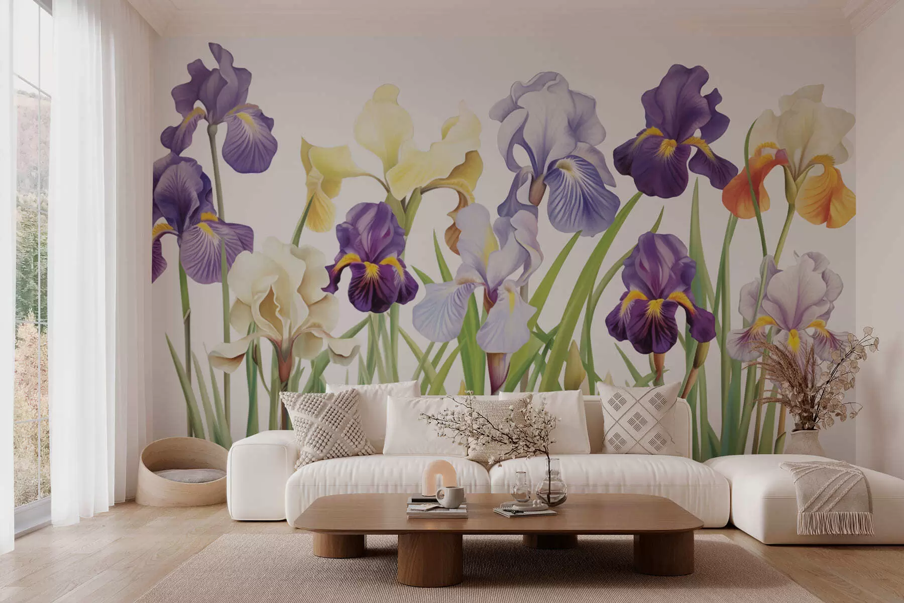 wall murals Цвеће ириса w03641