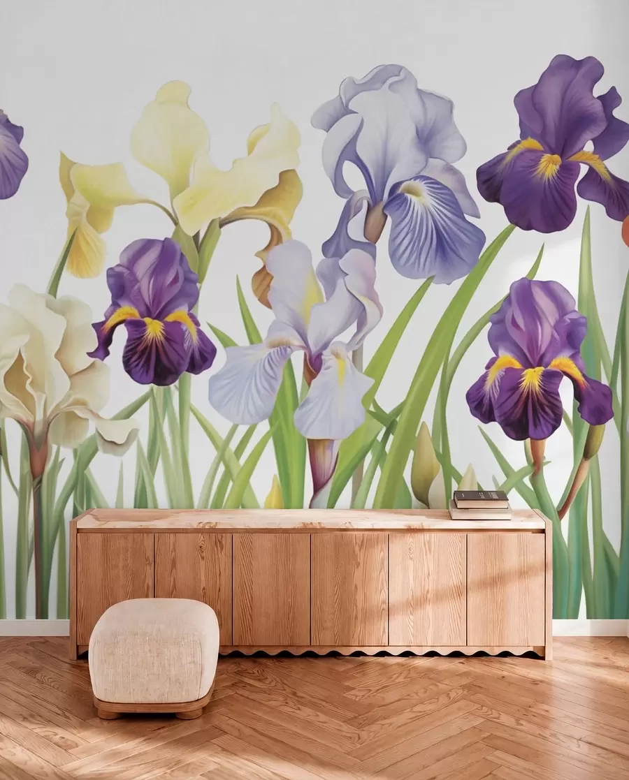 wall murals Цвеће ириса w03641
