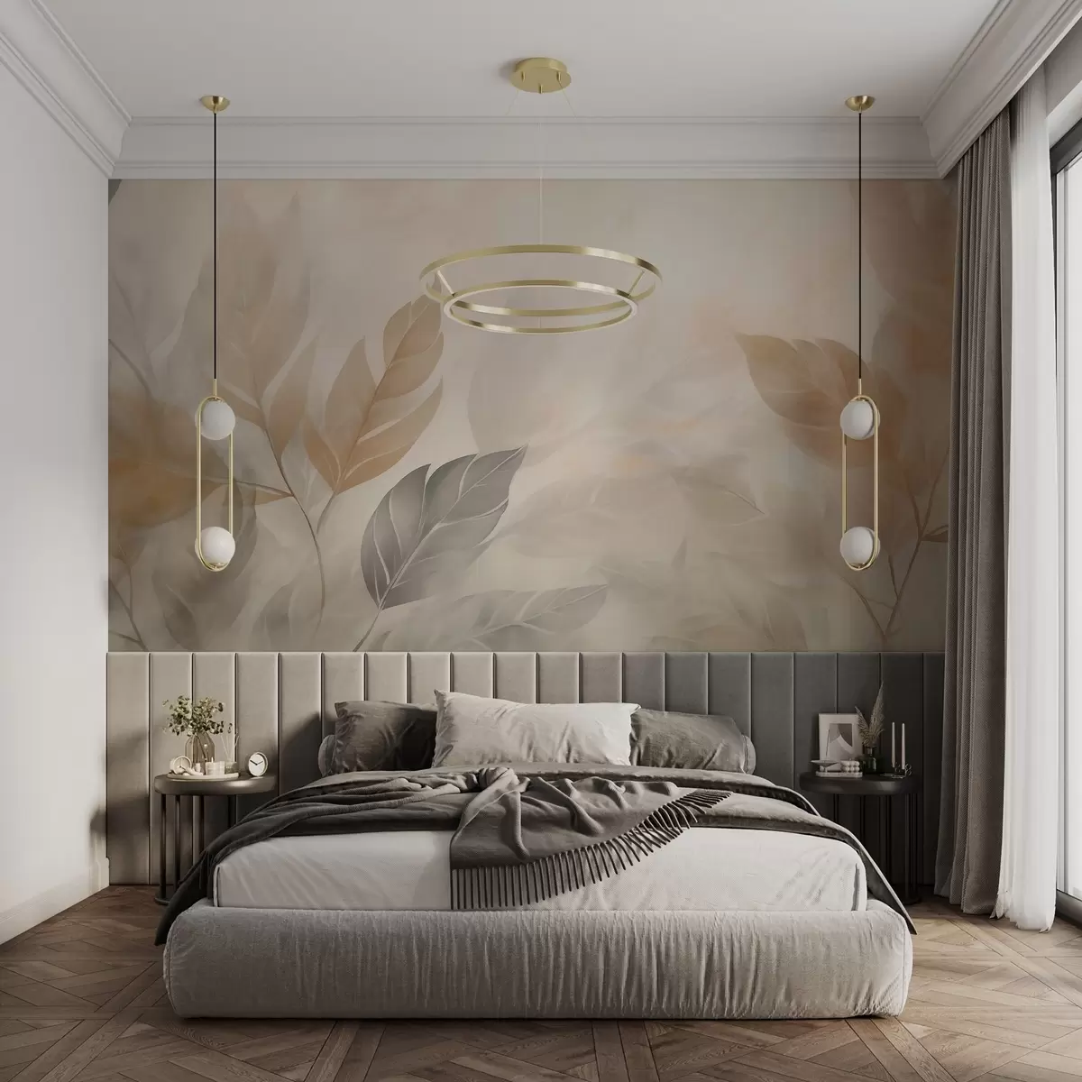 wall murals Мутед Гарден w03634