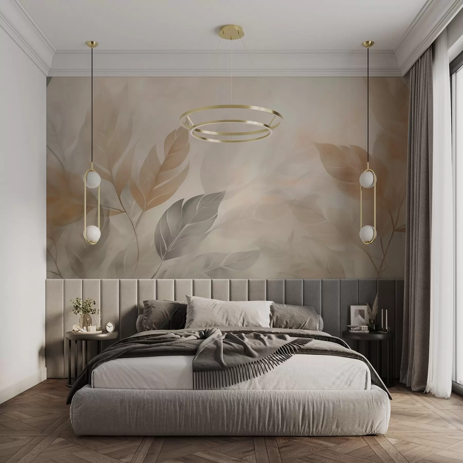 wall murals Мутед Гарден w03634