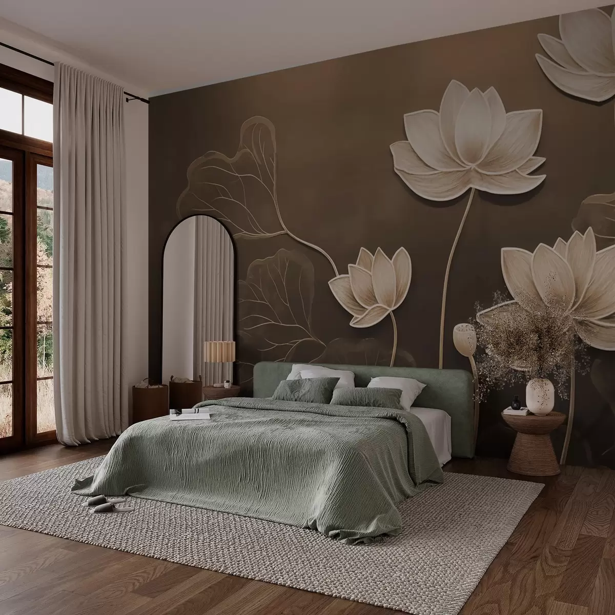 wall murals Лотоси w03591