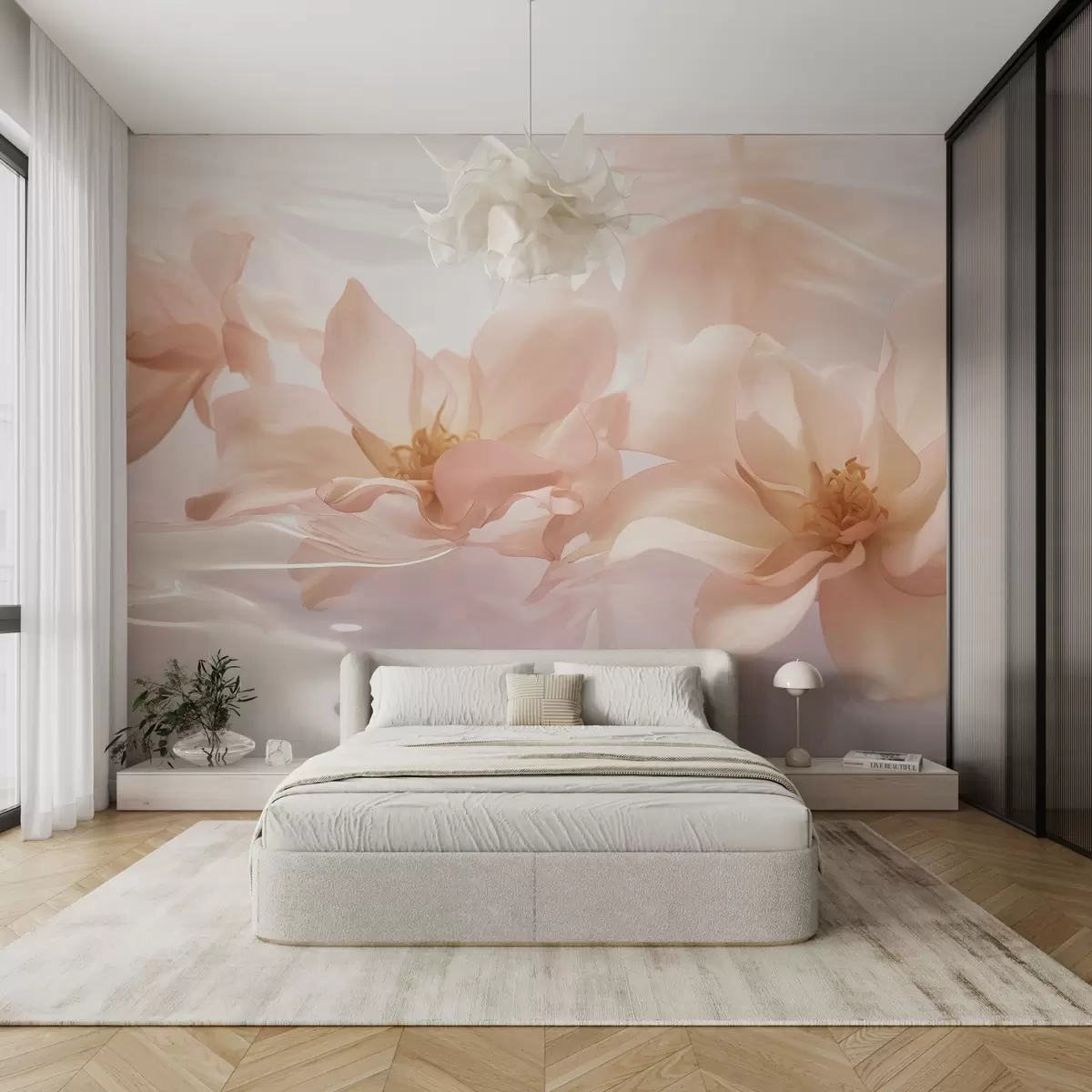 wall murals Цвеће у пастелним бојама w03648