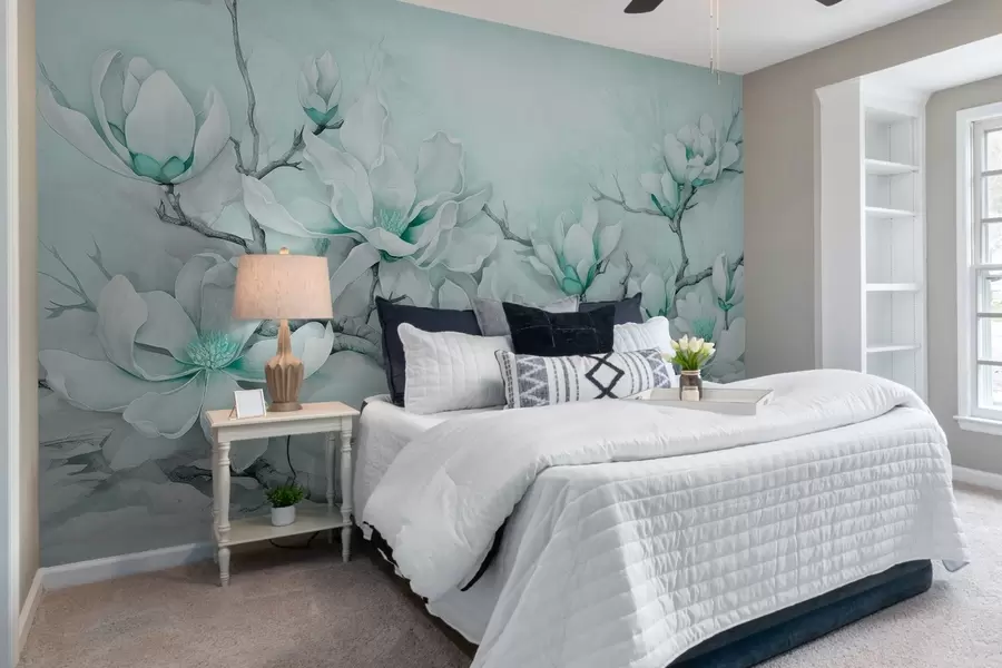 wall murals Бујно обојено дрво магнолије w03658v2