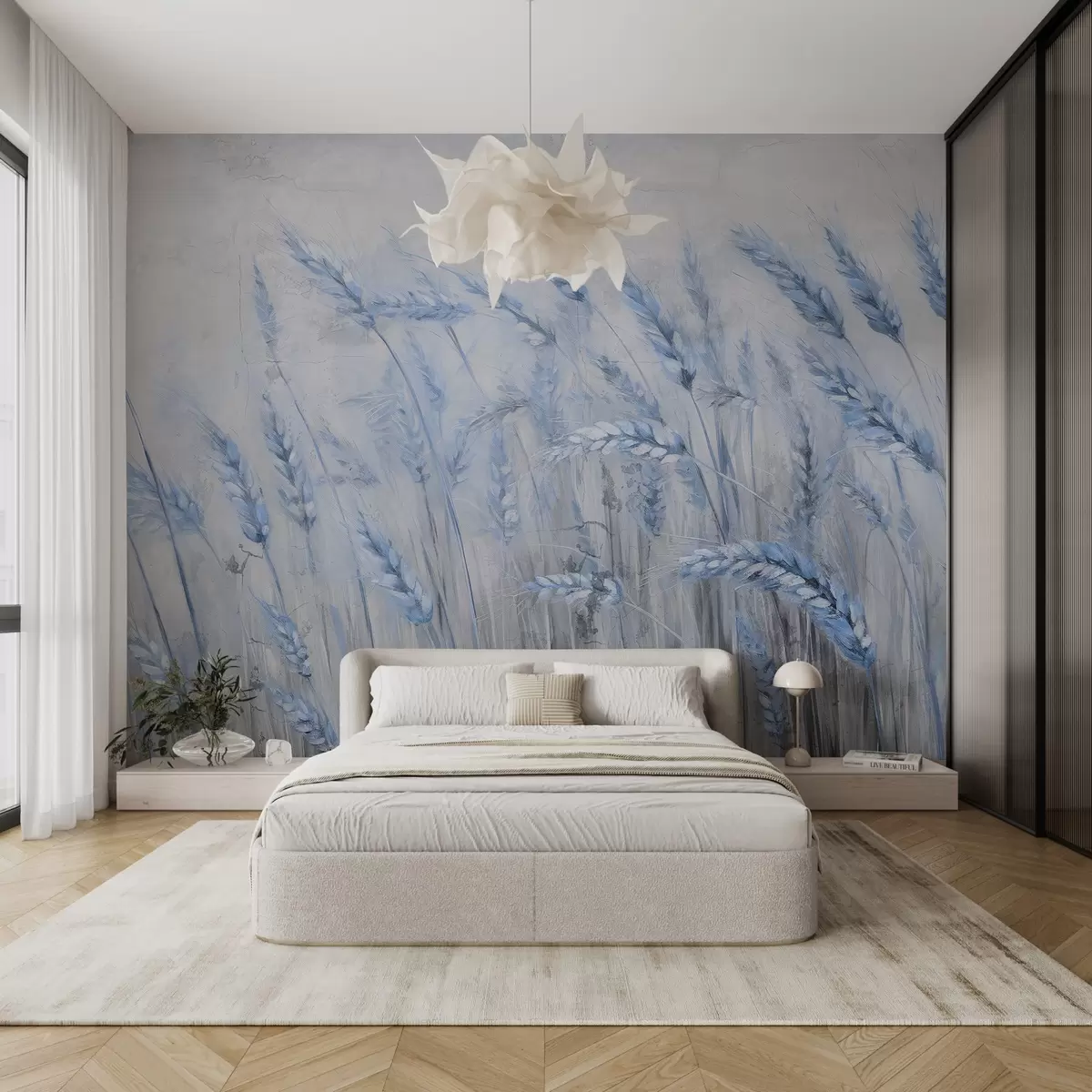 wall murals Класићи насликани на грунге зиду w03660v1