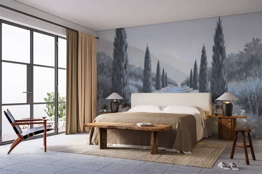 wall murals Башта офарбана у стилу уља w03662v2