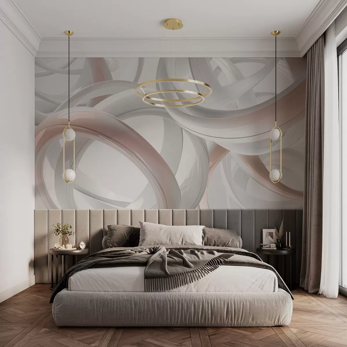 wall murals Апстрактна фигура w03674v1