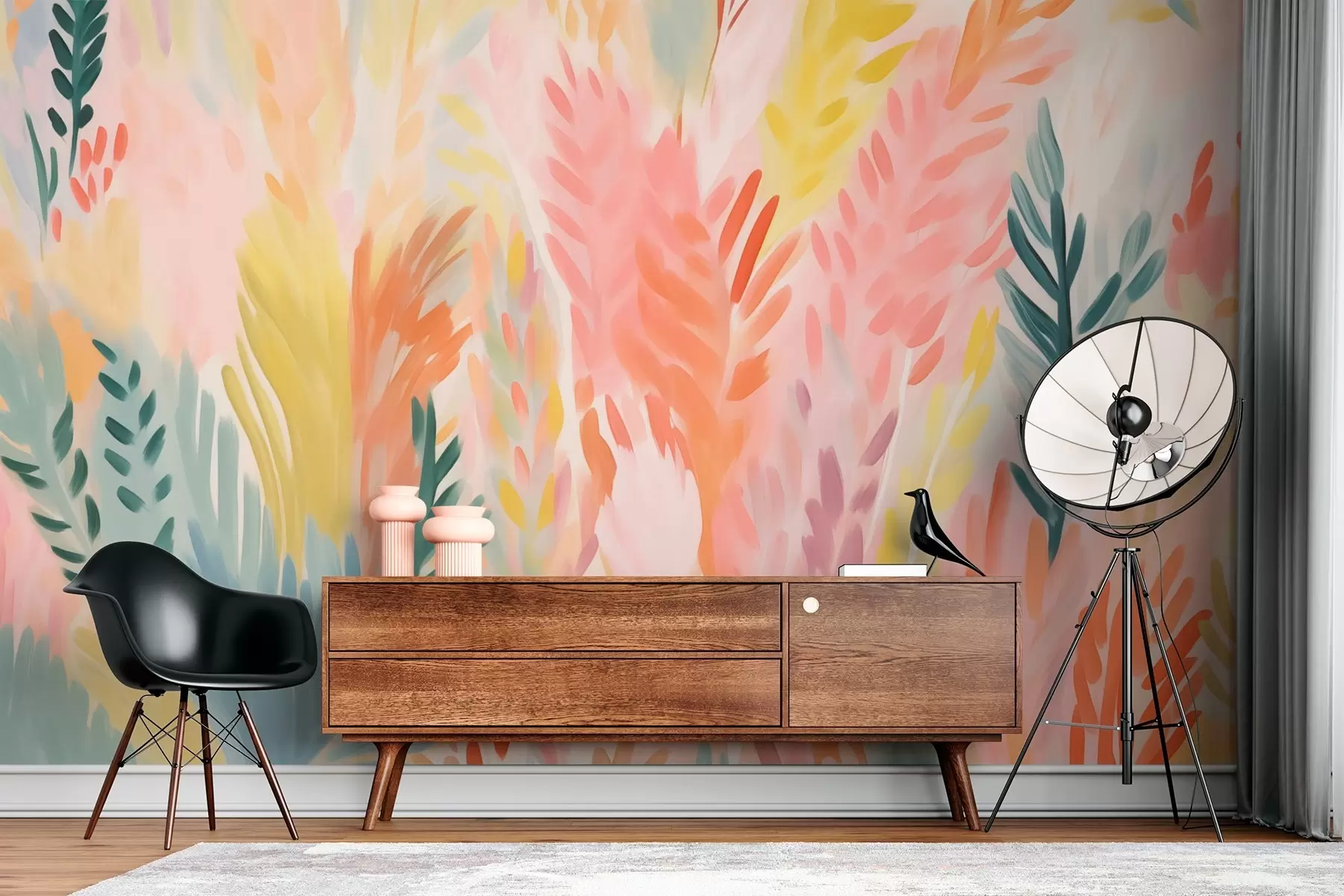 wall murals Апстрактна вегетација w03738