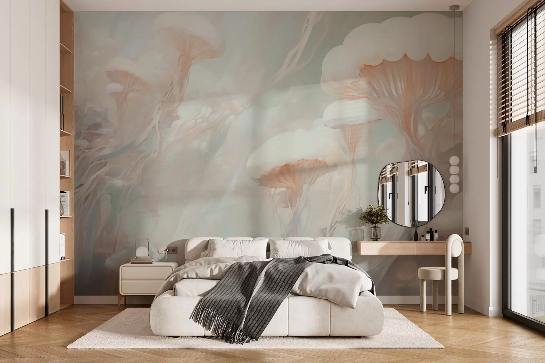wall murals Апстрактна медуза w03773