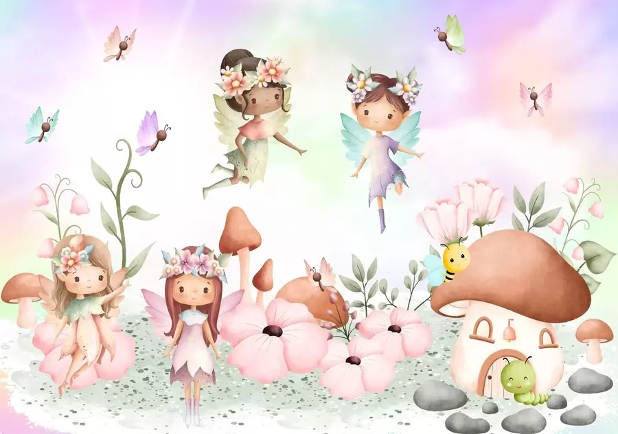 wall murals Виле из бајке w03726