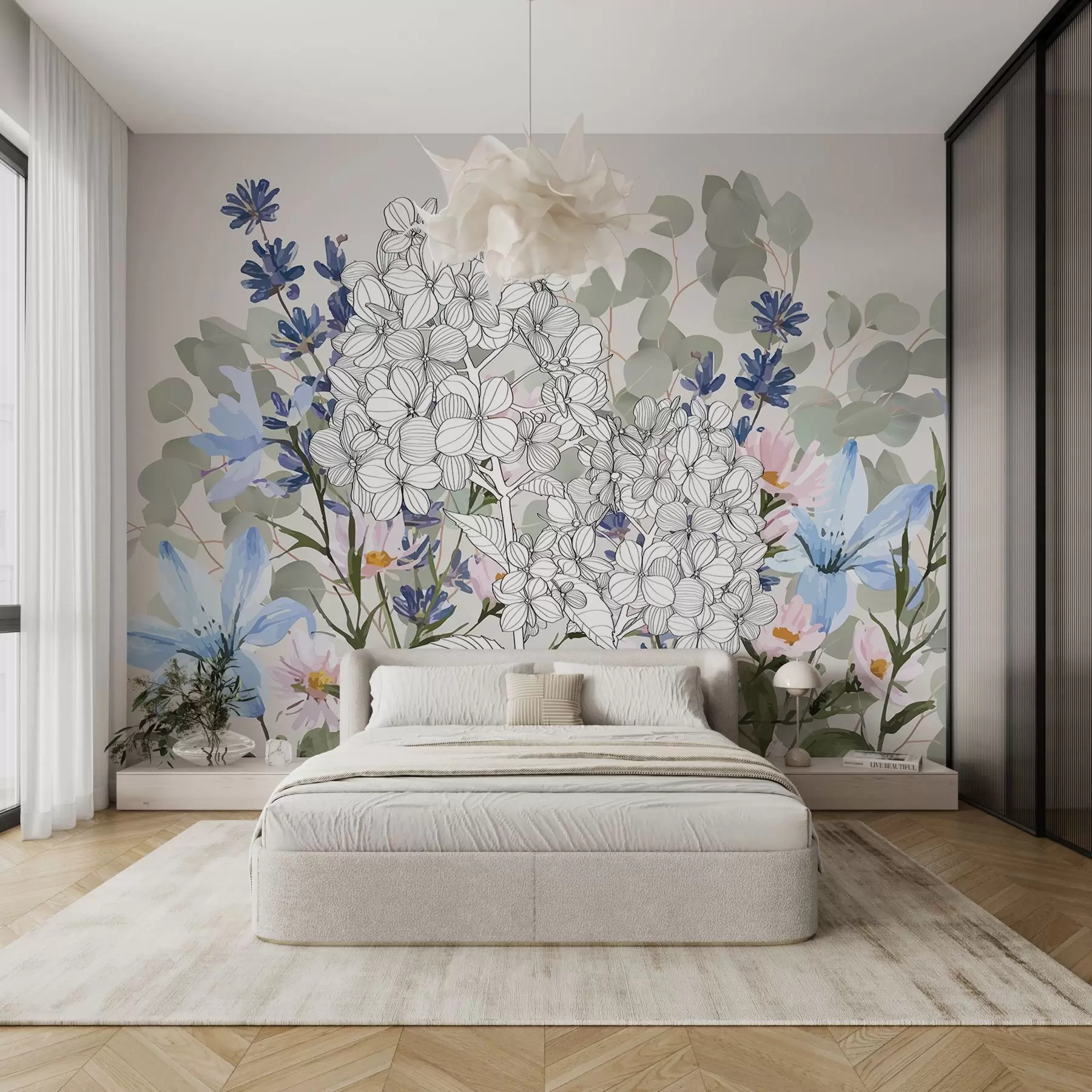 wall murals Састав различитих цвећа w03858