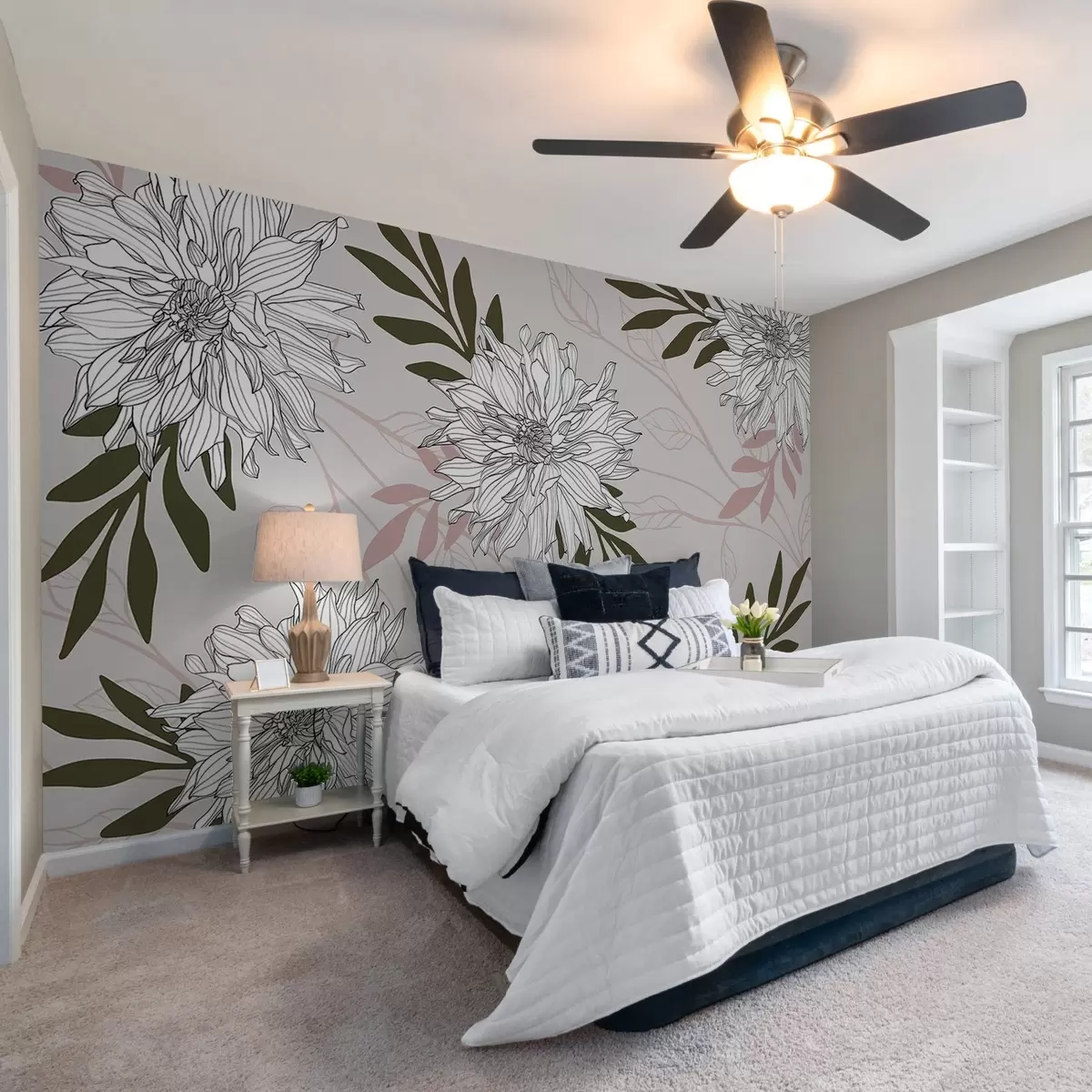 wall murals Цвеће и лишће w03859