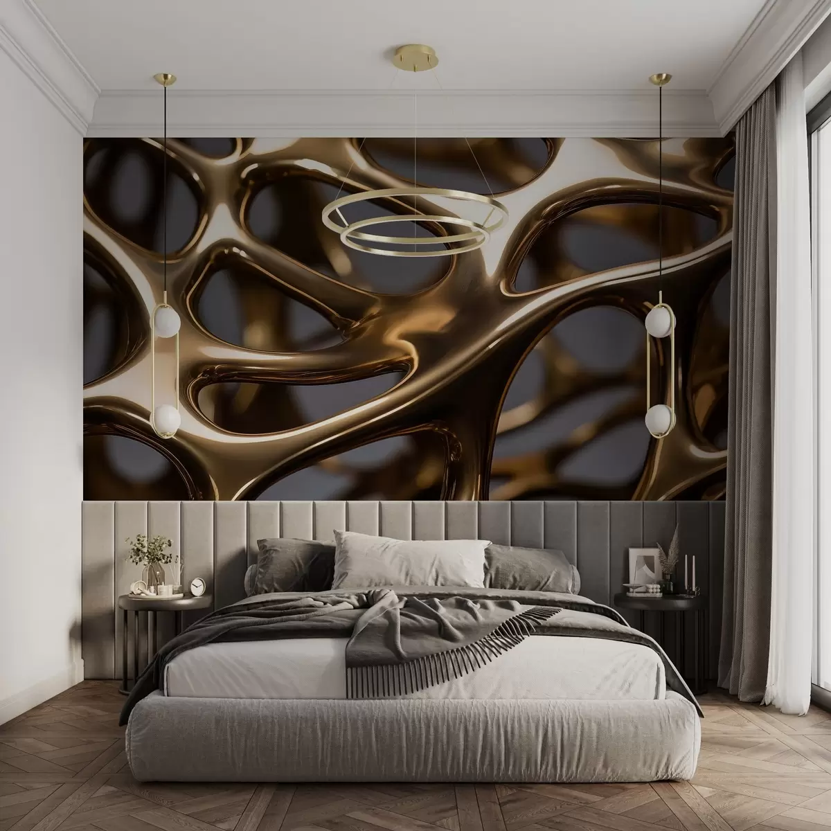 wall murals Велики волуметријски обрасци w03816