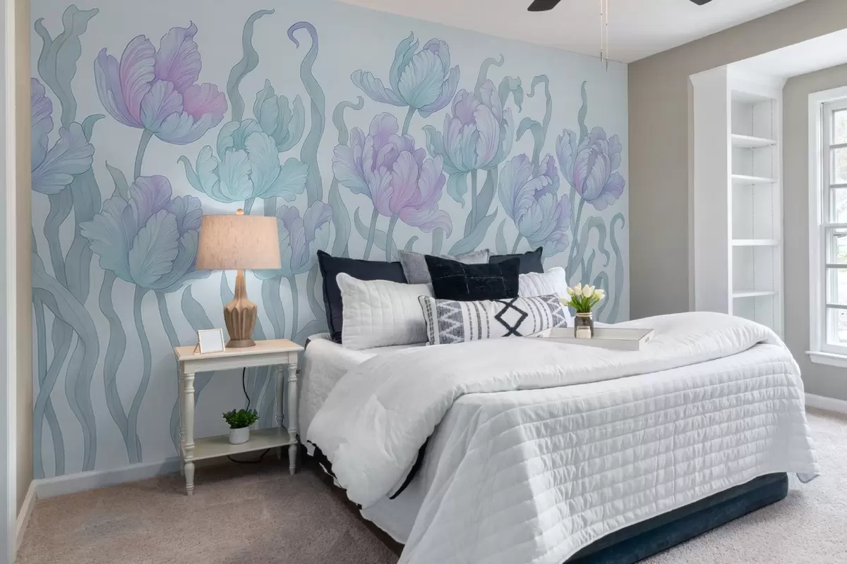 wall murals Нежни и елегантни тулипани w03817v2