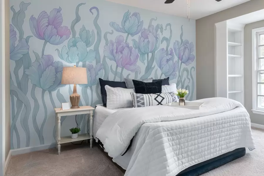 wall murals Нежни и елегантни тулипани w03817v2