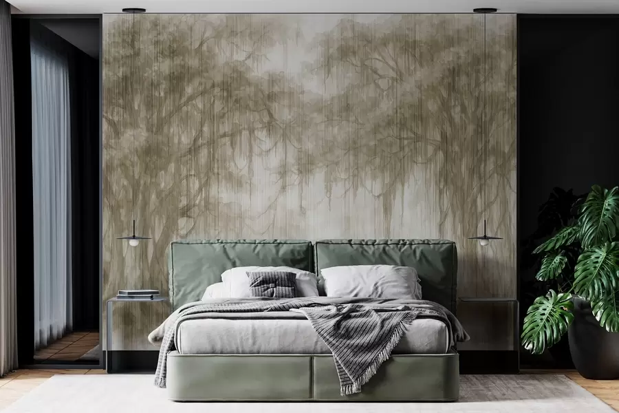 wall murals Апстрактно дрвеће w03819v1