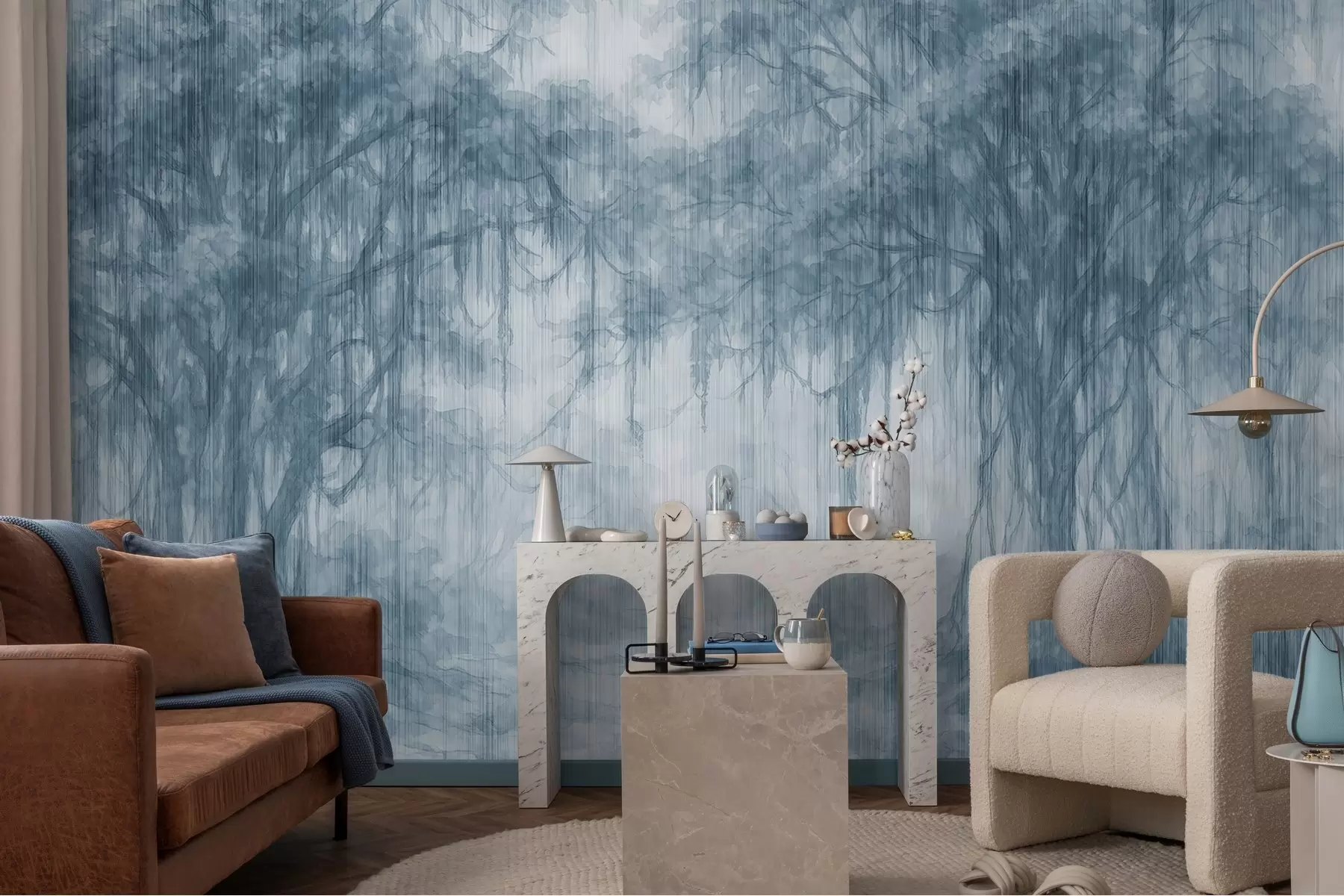 wall murals Апстрактно дрвеће w03819v2