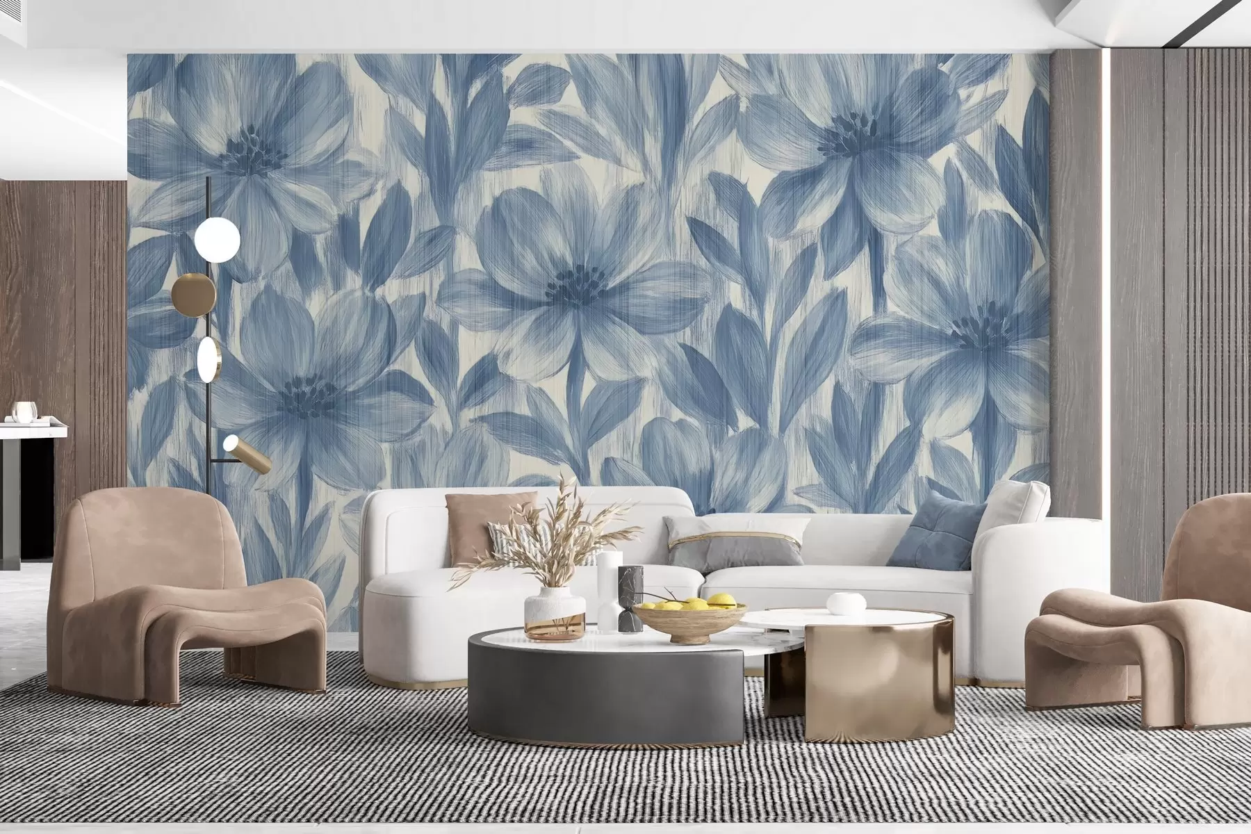 wall murals Елегантно цвеће у акварелу w03821