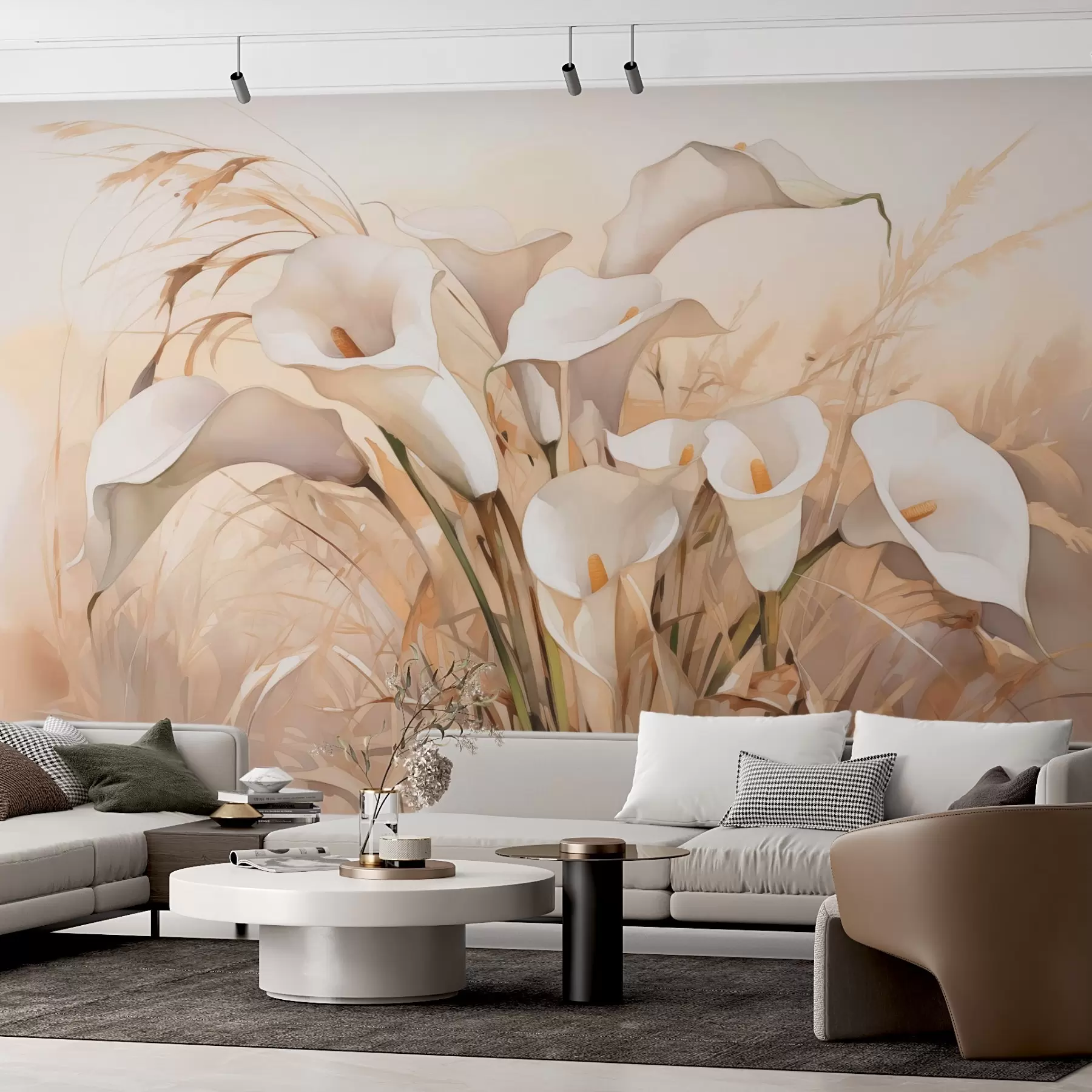 wall murals Кала у сувој трави w03843