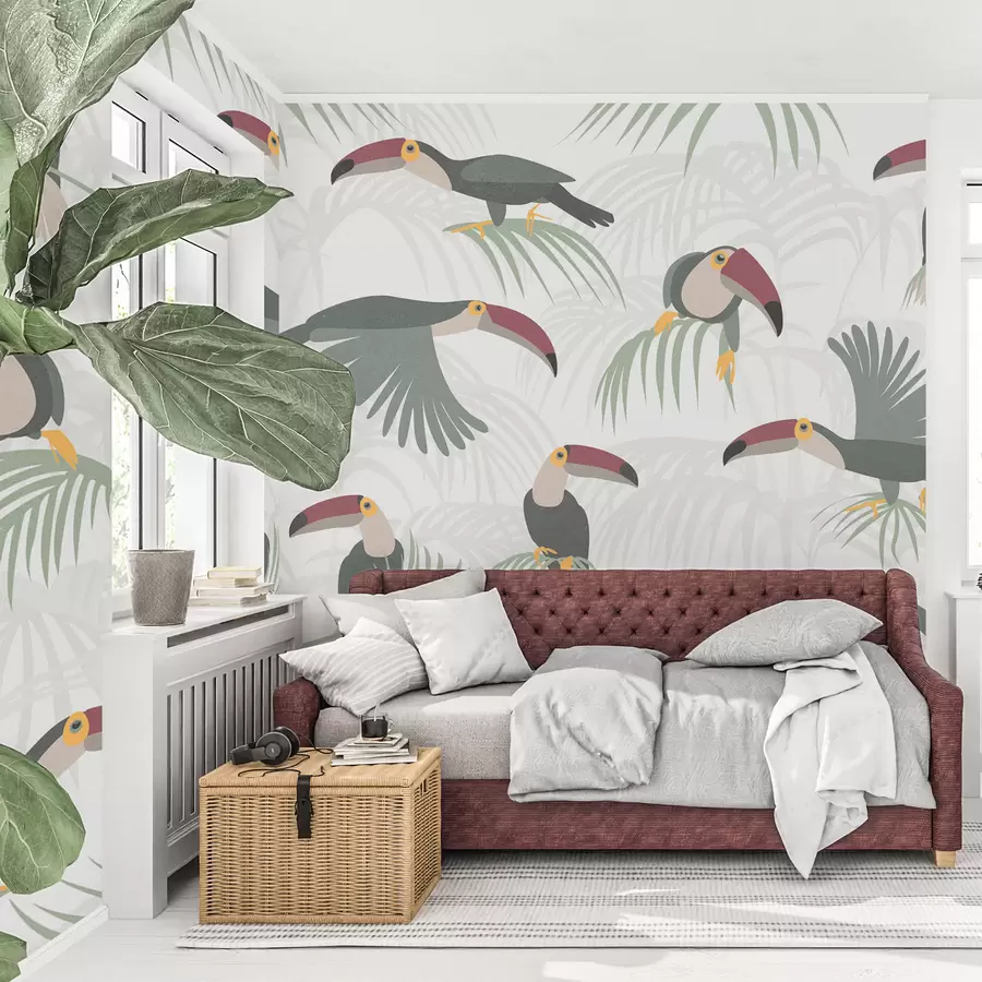 wall murals Тропски тукан w03854v2