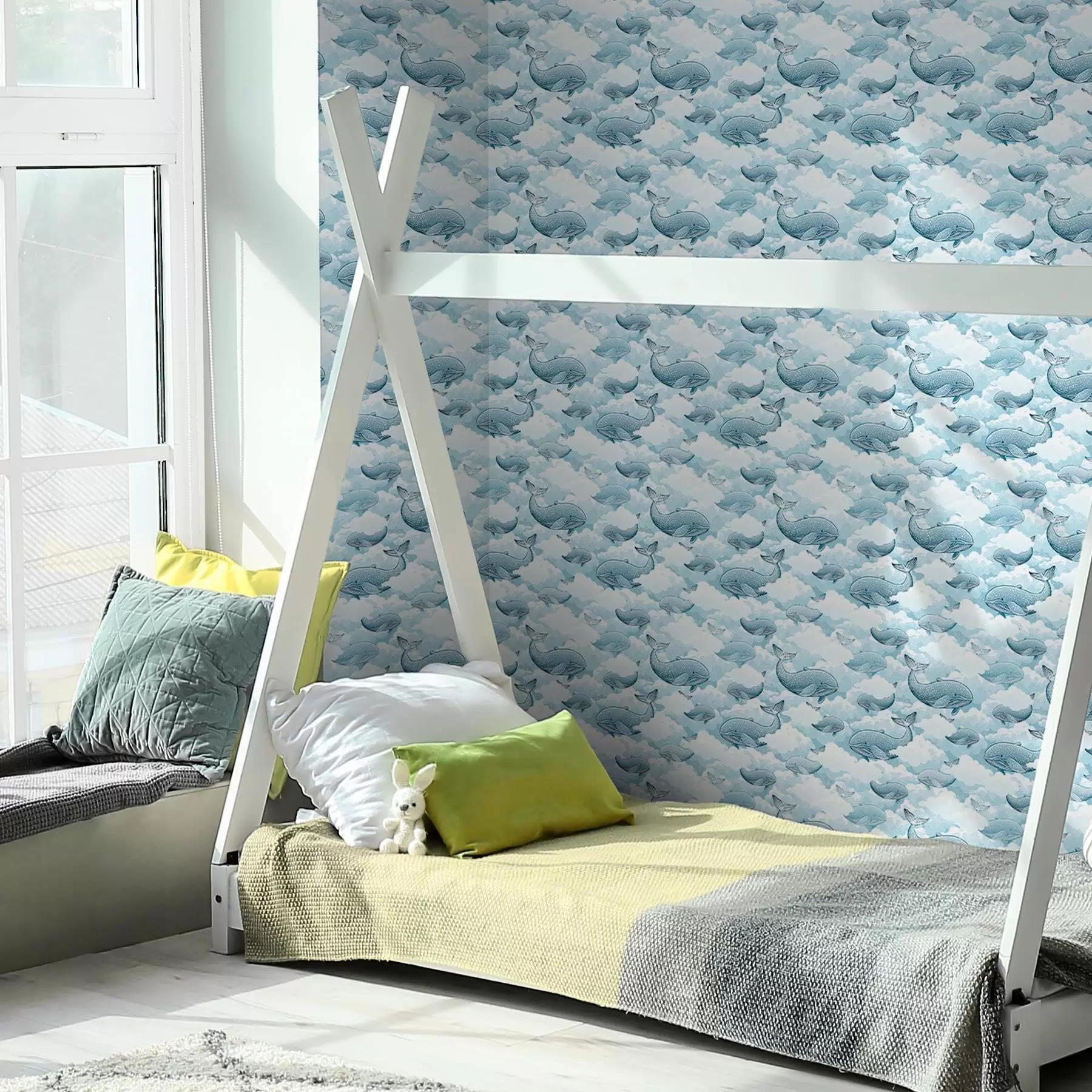wall murals Китови и облаци a00123