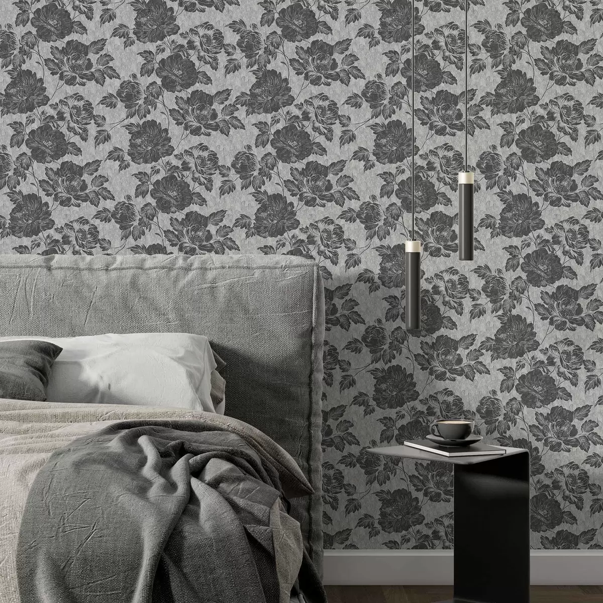 Позадина Тамно цвеће a00129