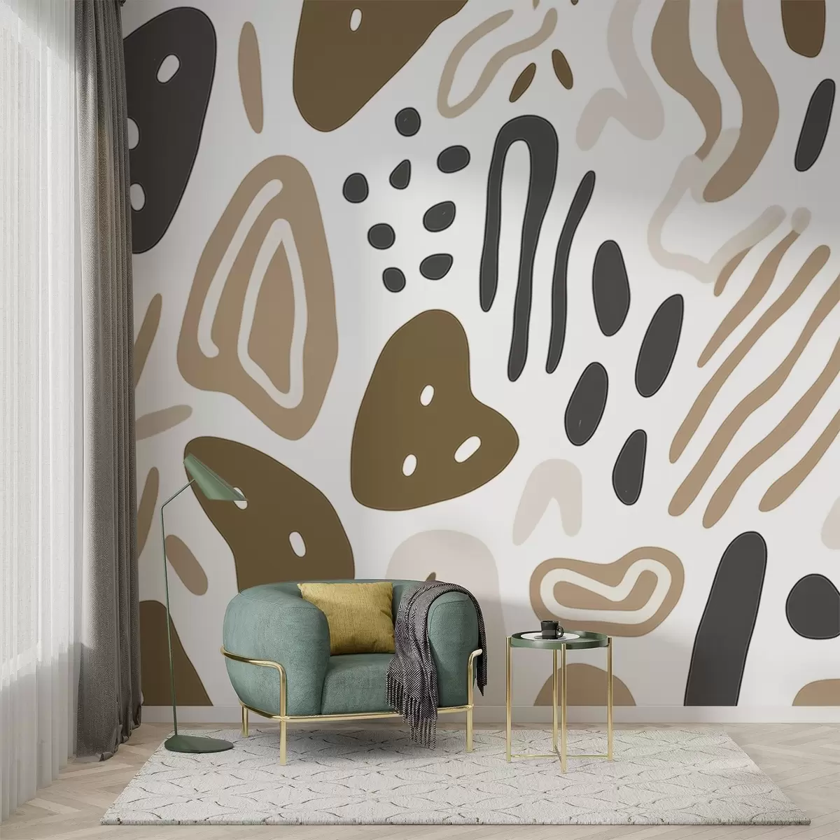 wall murals Апстрактне тачке w03890