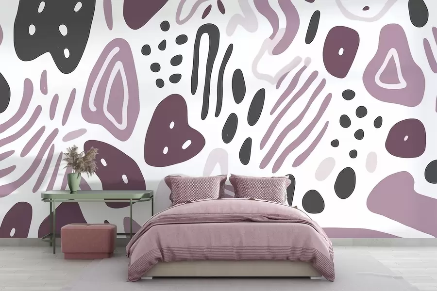 wall murals Апстрактне тачке w03890v2