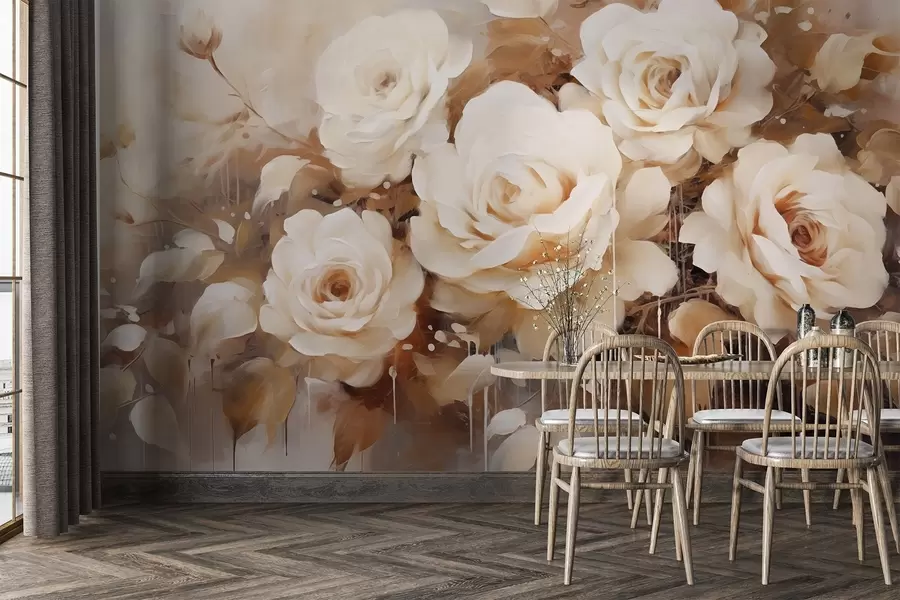 wall murals Руже у винтаге стилу w03895