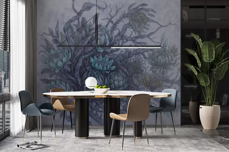 wall murals Хировито цвеће w03975v1