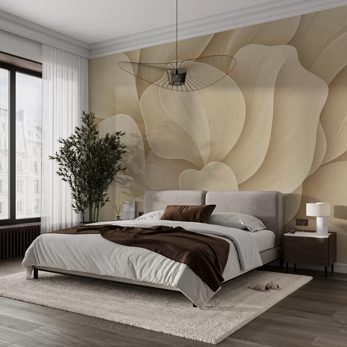 wall murals Волуминозне латице w03976