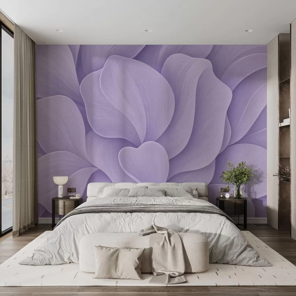 wall murals Волуминозне латице w03976v2