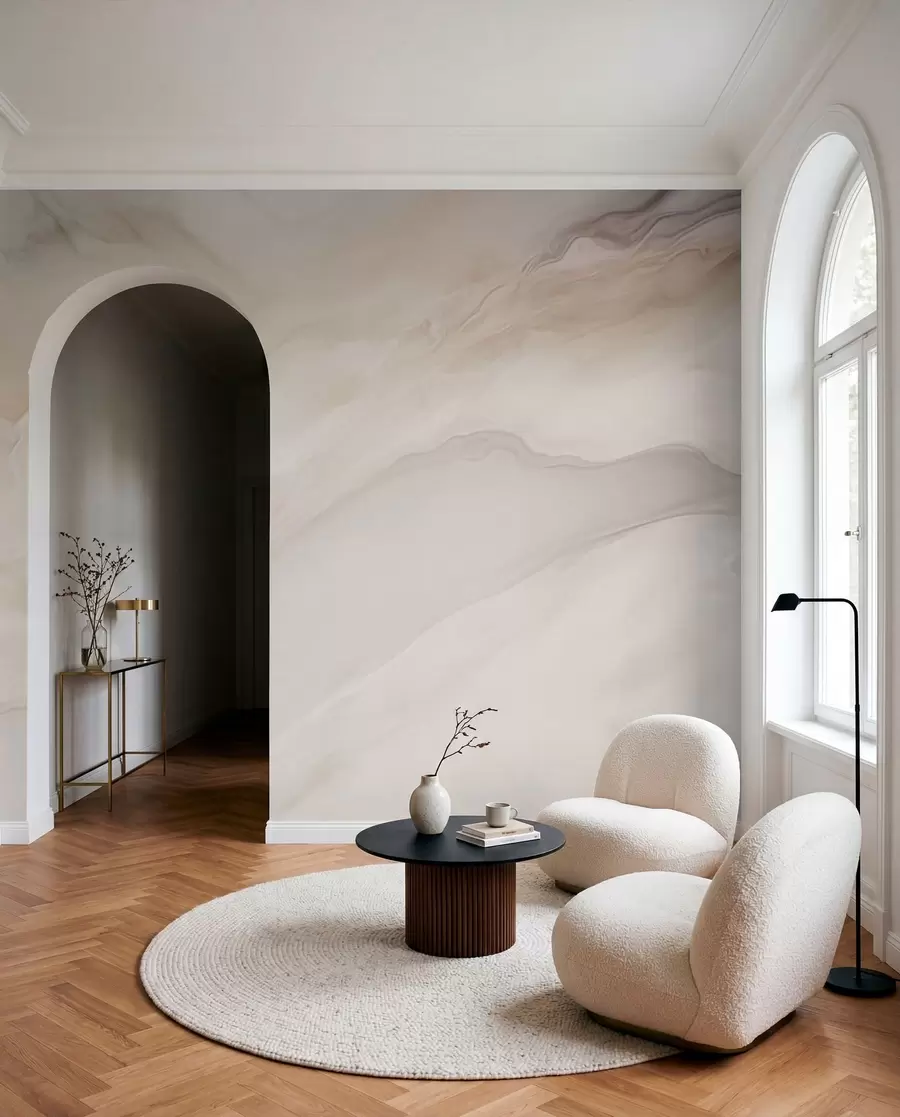 wall murals Talasi svijetlog pješčara w03922