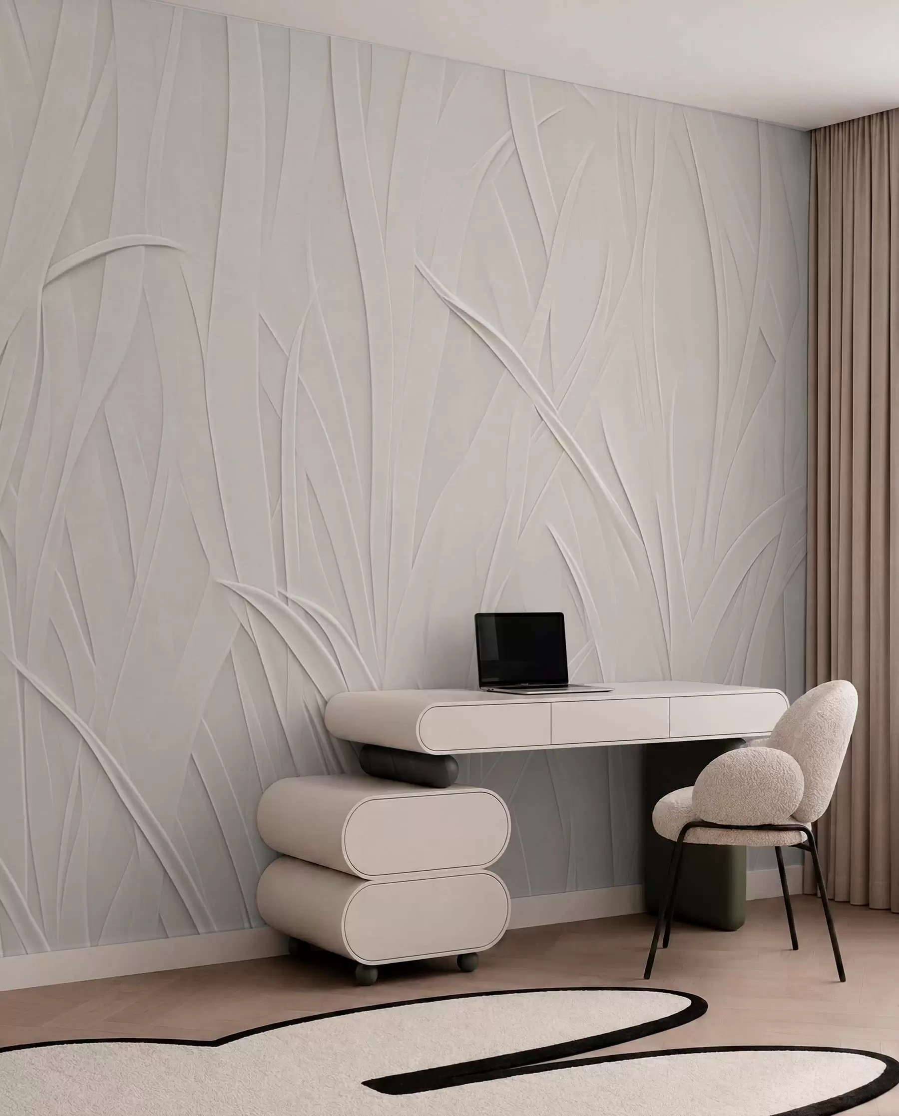 wall murals Закривљене линије w03985