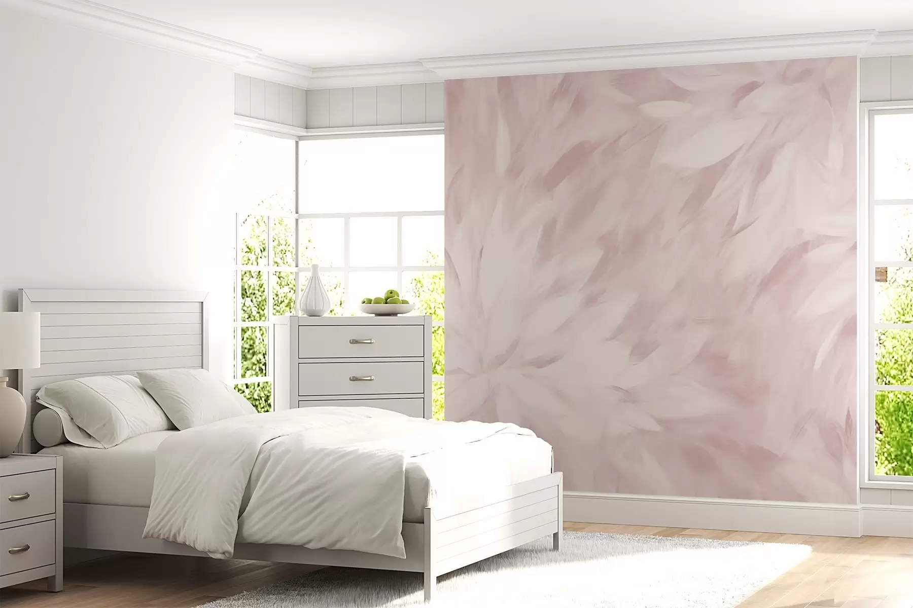 wall murals Цвеће у стилу меких потеза w03986v1