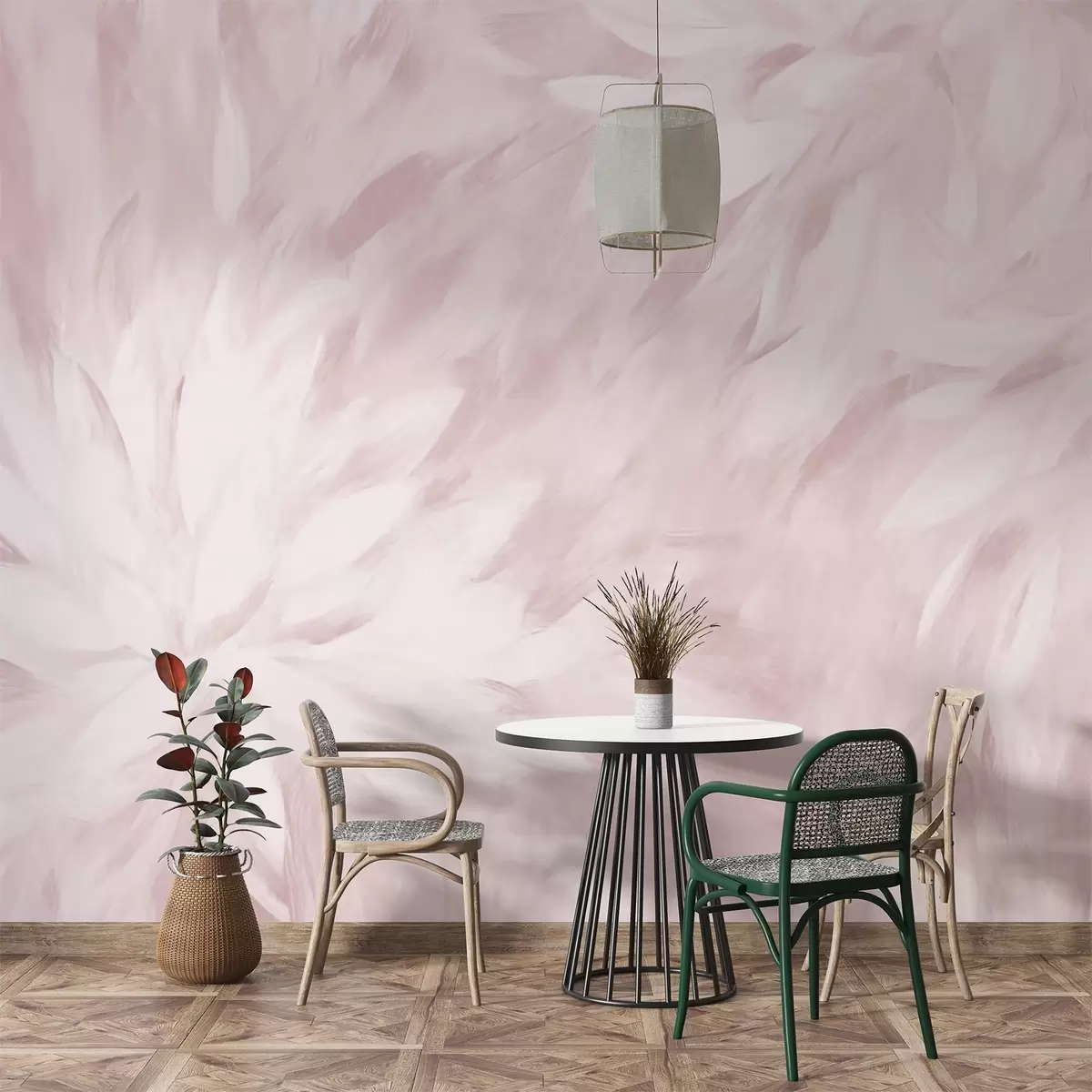 wall murals Цвеће у стилу меких потеза w03986v1