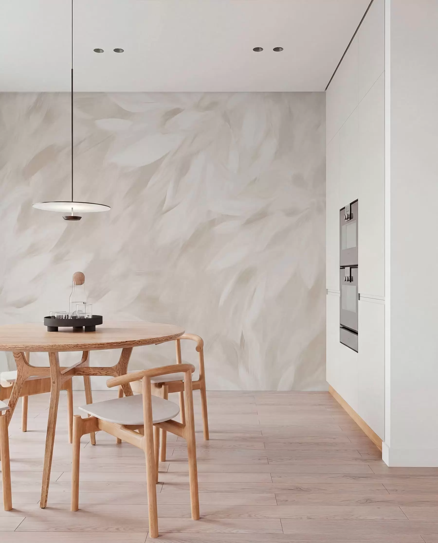 wall murals Цвеће у стилу меких потеза w03986v2