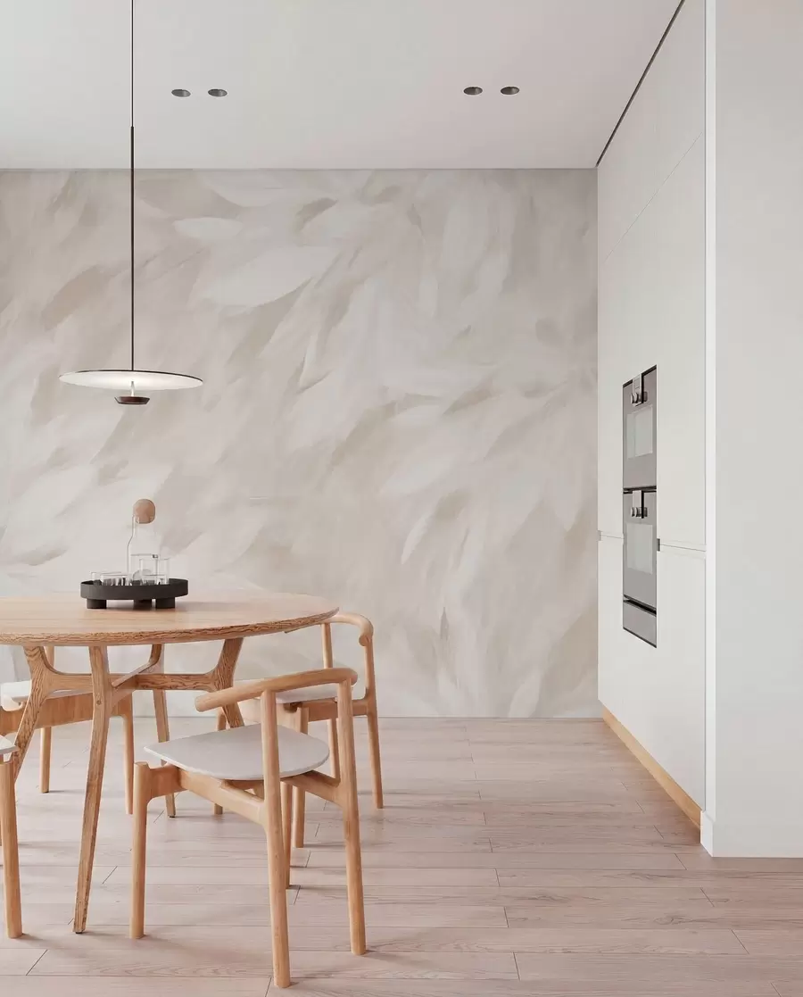 wall murals Цвеће у стилу меких потеза w03986v2