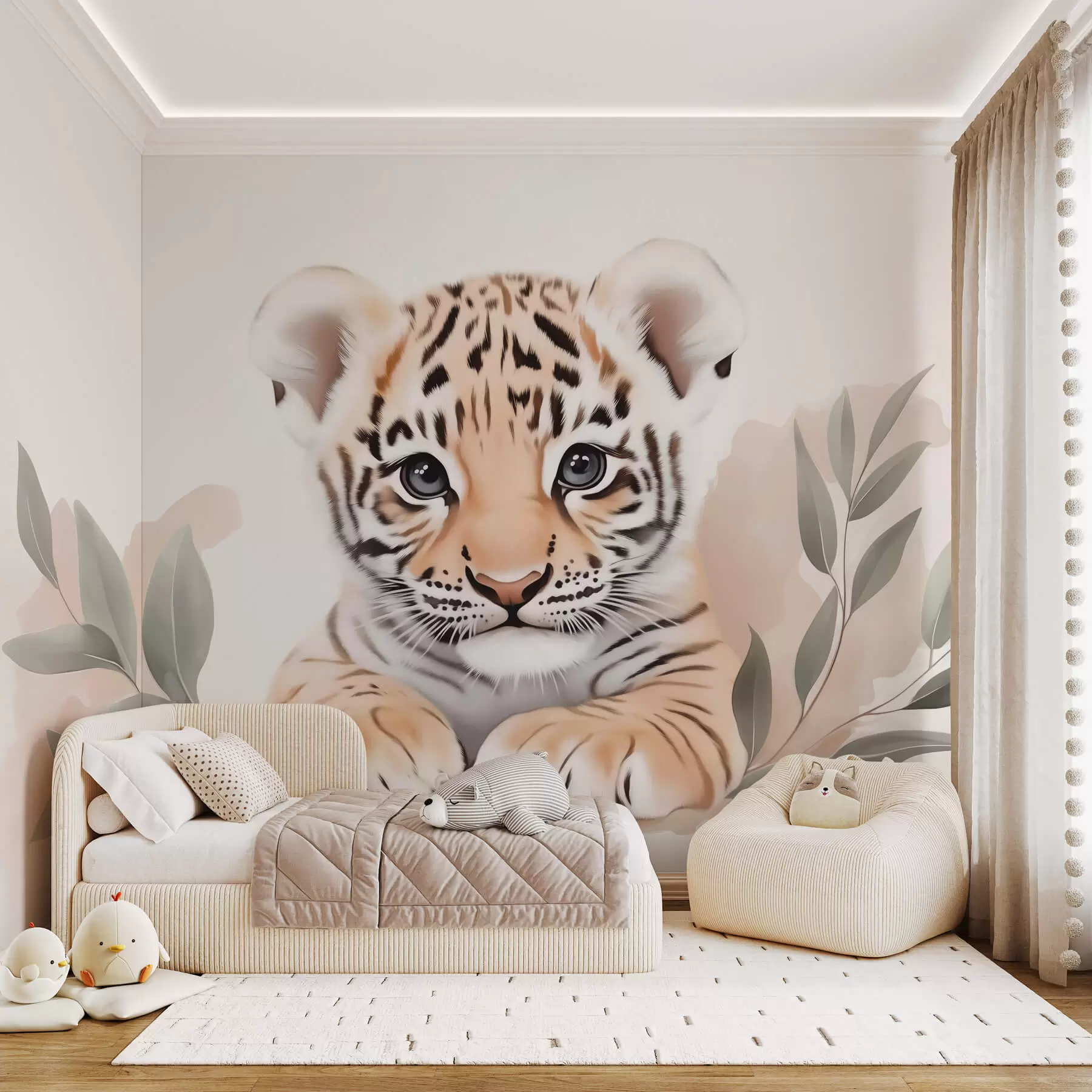 wall murals Слатко мало тигриће w03529
