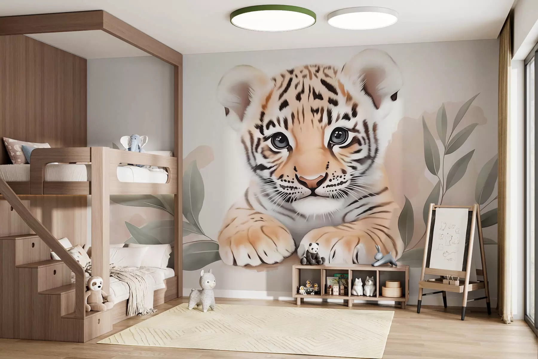 wall murals Слатко мало тигриће w03529