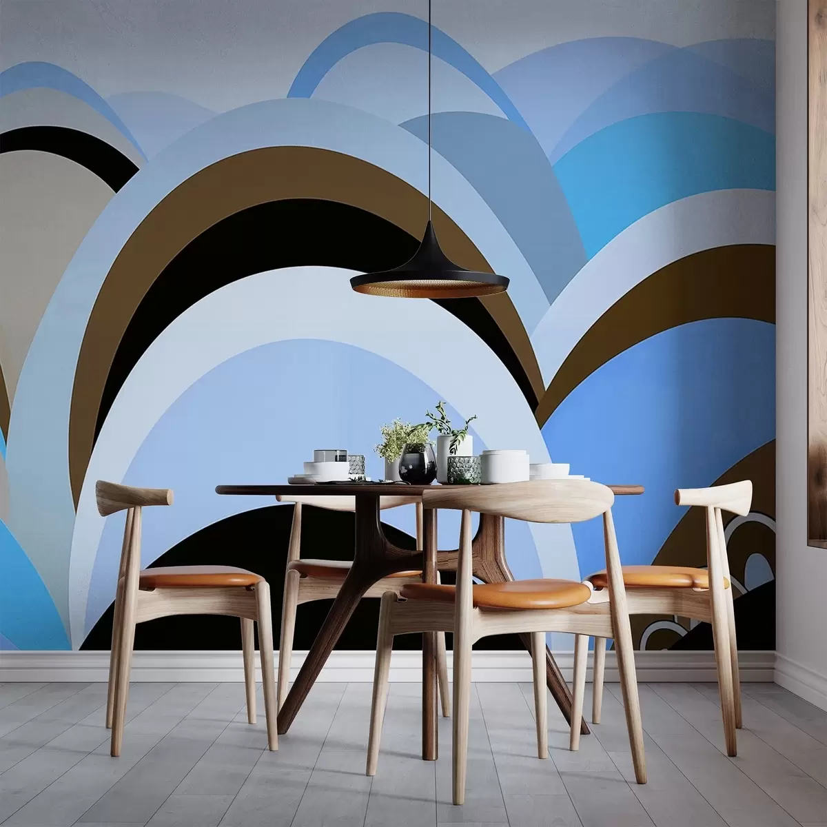 wall murals Апстрактни лукови w04021v1
